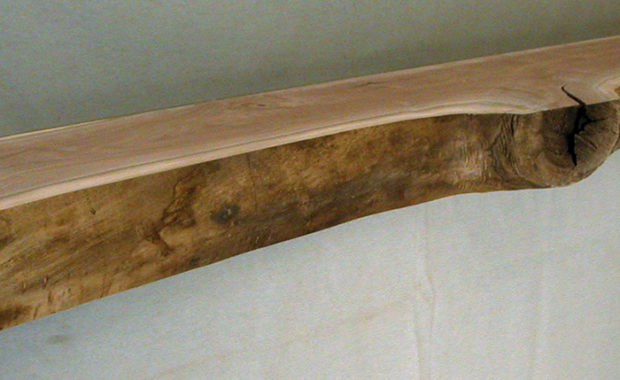 Log Style Mantel Natural Face