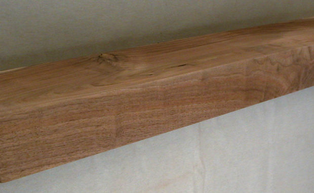 Log Style Mantel Square Face