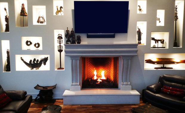 gas fireplace