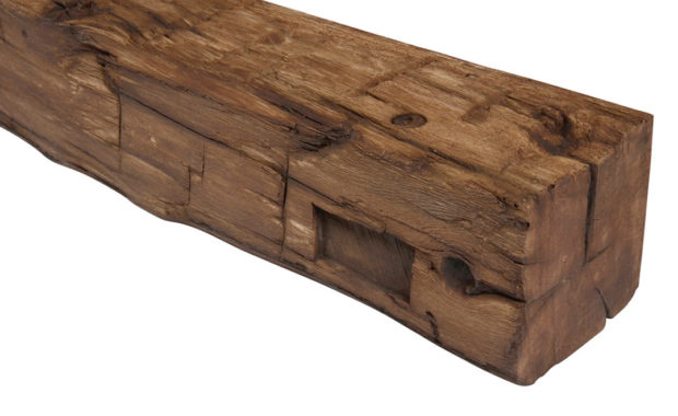 magra mortise barn beam mantel